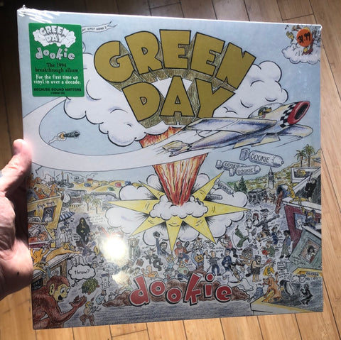 Green Day-Dookie vinyl LP record