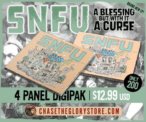 SNFU-A Blessing But With It A Curse Vinyl EP CD 4 Panel Digipak