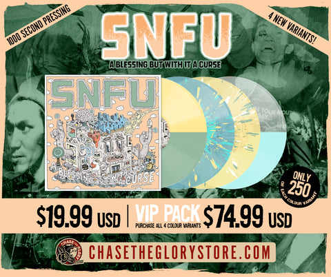 2ND Pressing-SNFU-A Blessing But With It a Curse VINYL LP records-PRE ORDER 07/2021